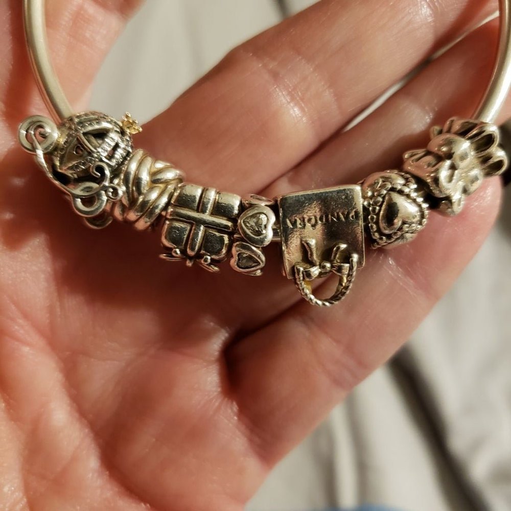Auth Pandora Bracelet & Charms - Picture 4 of 6